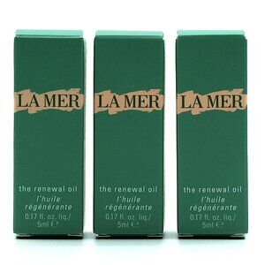 3x La Mer Renewal Oil 5ml | Travel Size | Glow Boosting Luxury | New in Box